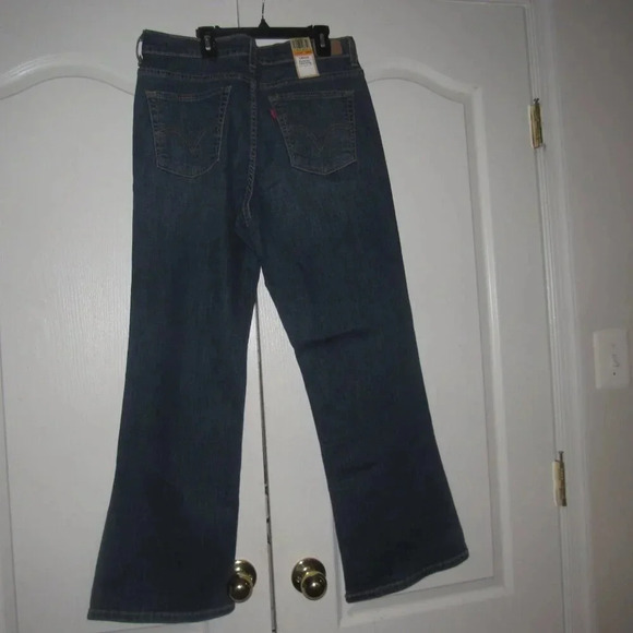 NWT LEVI’S Perfectly Slimming Boot Cut 512 Jeans Size 14 Short - Picture 3 of 7